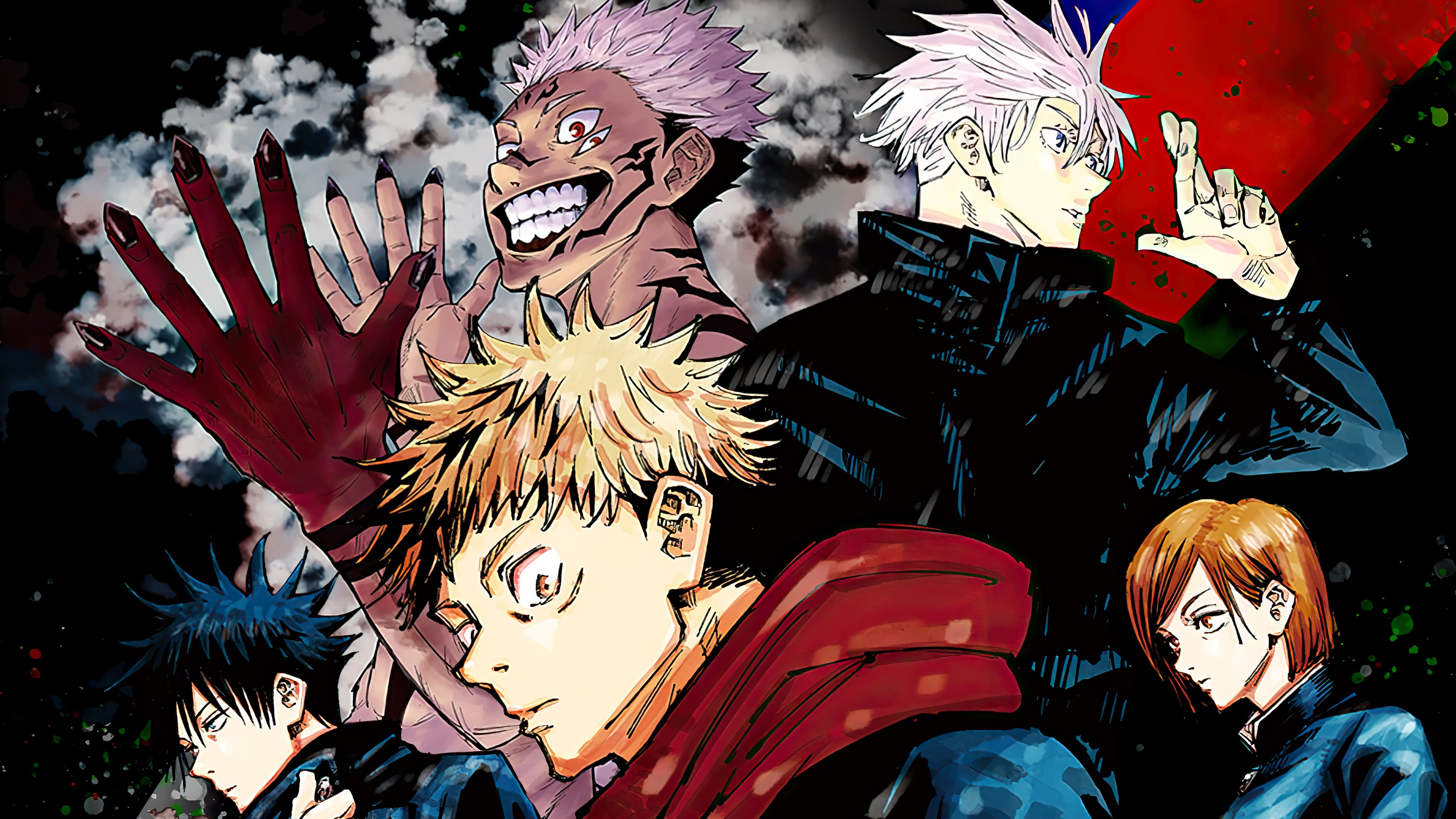 Jujutsu Kaisen Wallpaper for mobile phone, tablet, desktop computer and  other devices HD and 4K wallpapers.