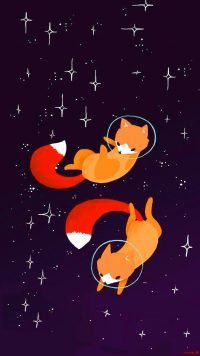 Kawaii Fox Wallpaper