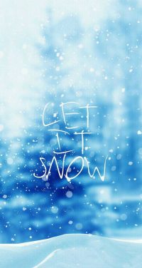 Let It Snow Wallpaper