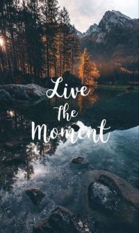 Live The Moment Wallpaper