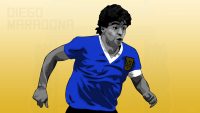 Maradona Wallpaper 4K