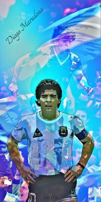 Maradona Wallpaper iPhone 2