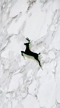 Marble Deer Wallpaper