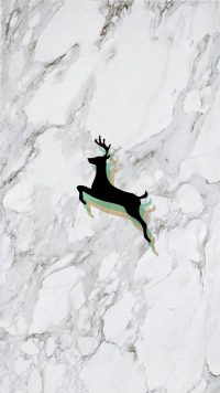 Marble Deer Wallpaper