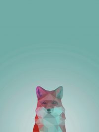 Minimalist Fox Wallpaper