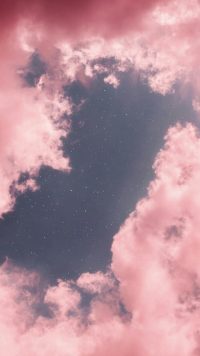 Pink Cloud Background
