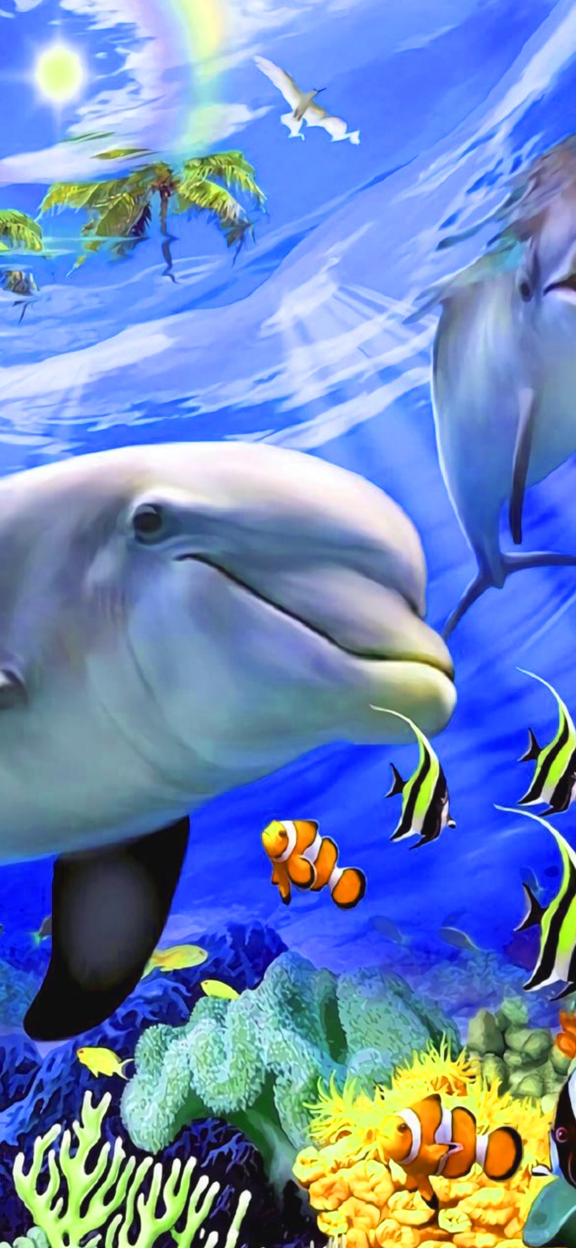 Underwater Dolphin Wallpaper 2