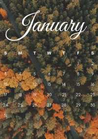 2021 January Calendar Wallpaper 2