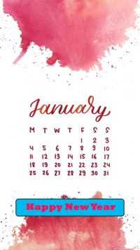 2021 January Calendar Wallpapers