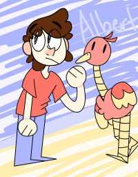 Albert Flamingo Wallpaper iPhone