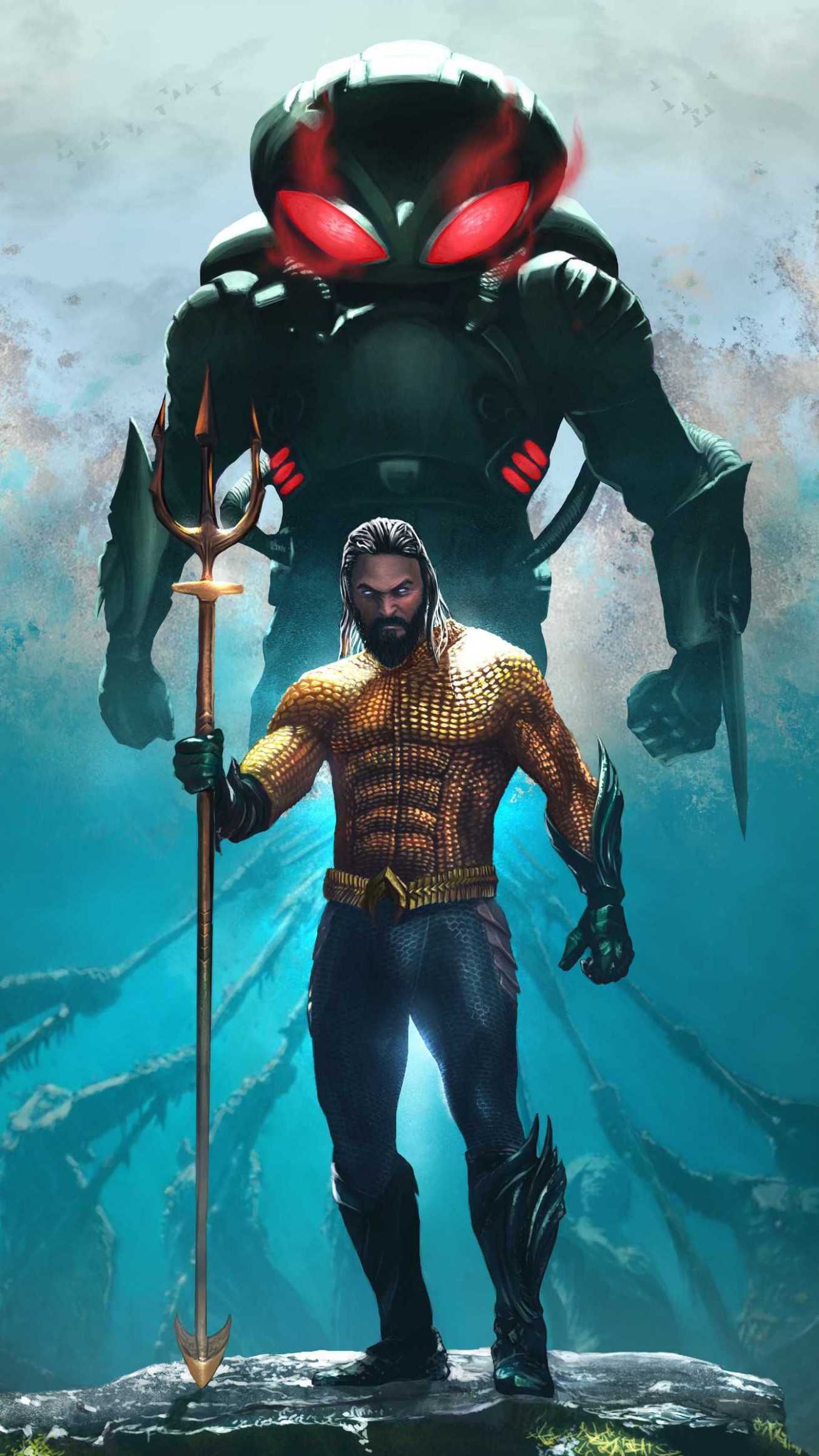 Aquaman Black Manta Wallpaper 1 Aquaman Black Manta Wallpaper