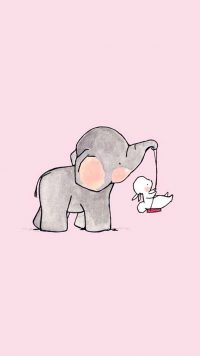 Baby Elephant Background