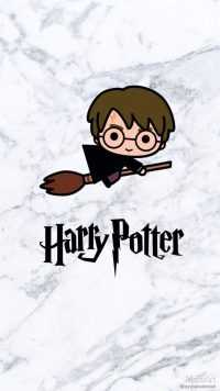 Cartoon Harry Potter Wallpaper