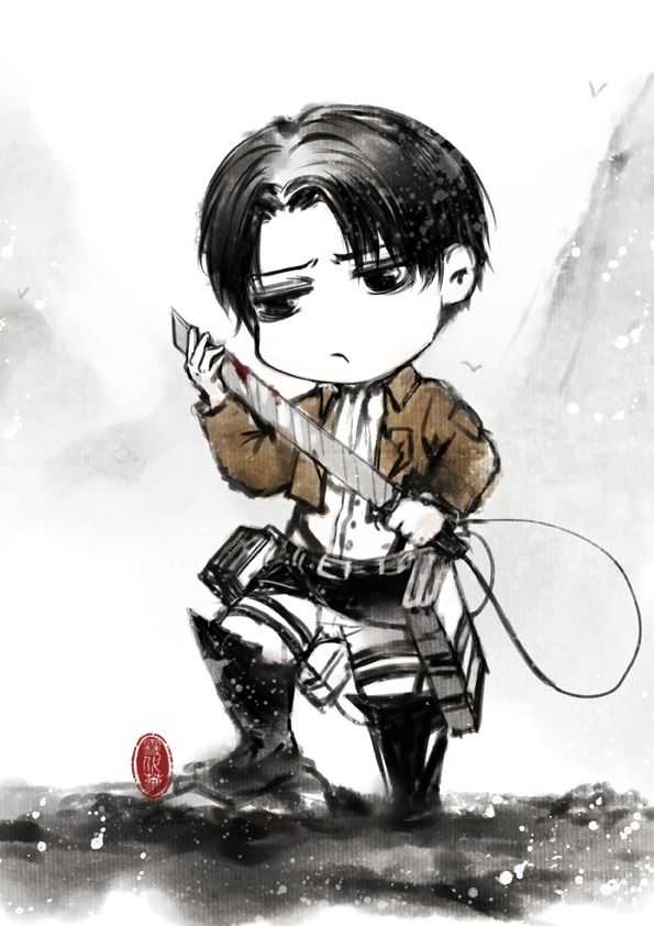 Chibi Levi Ackerman Wallpaper 1 Chibi Levi Ackerman Wallpaper 3
