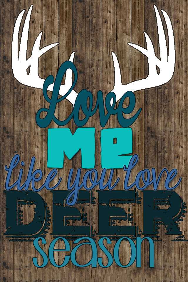 Country Girl Deer Wallpaper