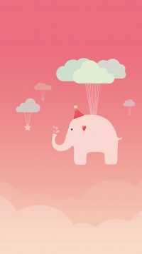 Cute Baby Elephant Wallpaper 7