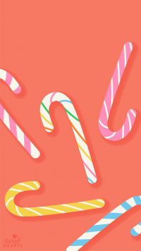 Cute Candy Cane Wallpaper 3