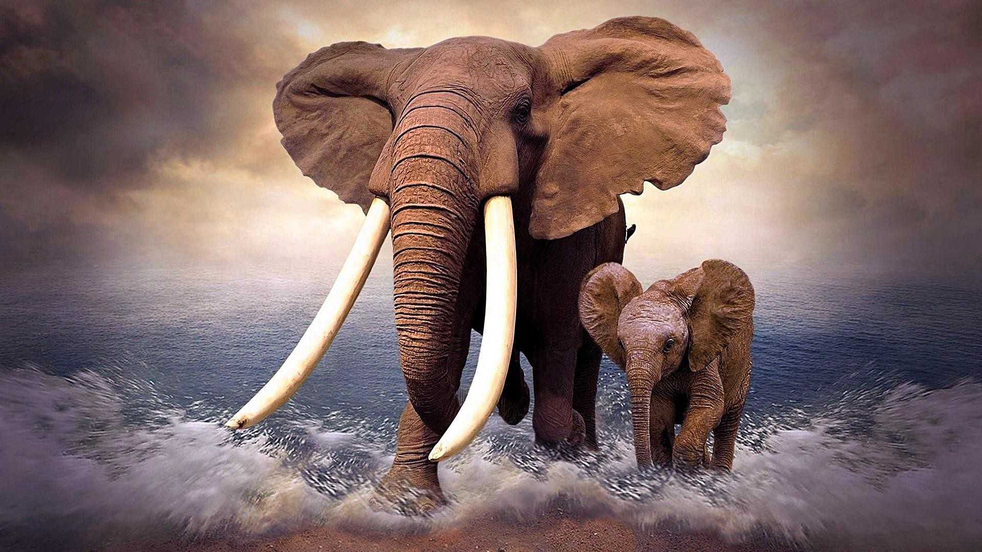 Desktop Wallpaper 4k Elephant Ultra Hd 4k Elephant Wallpaper Download ...