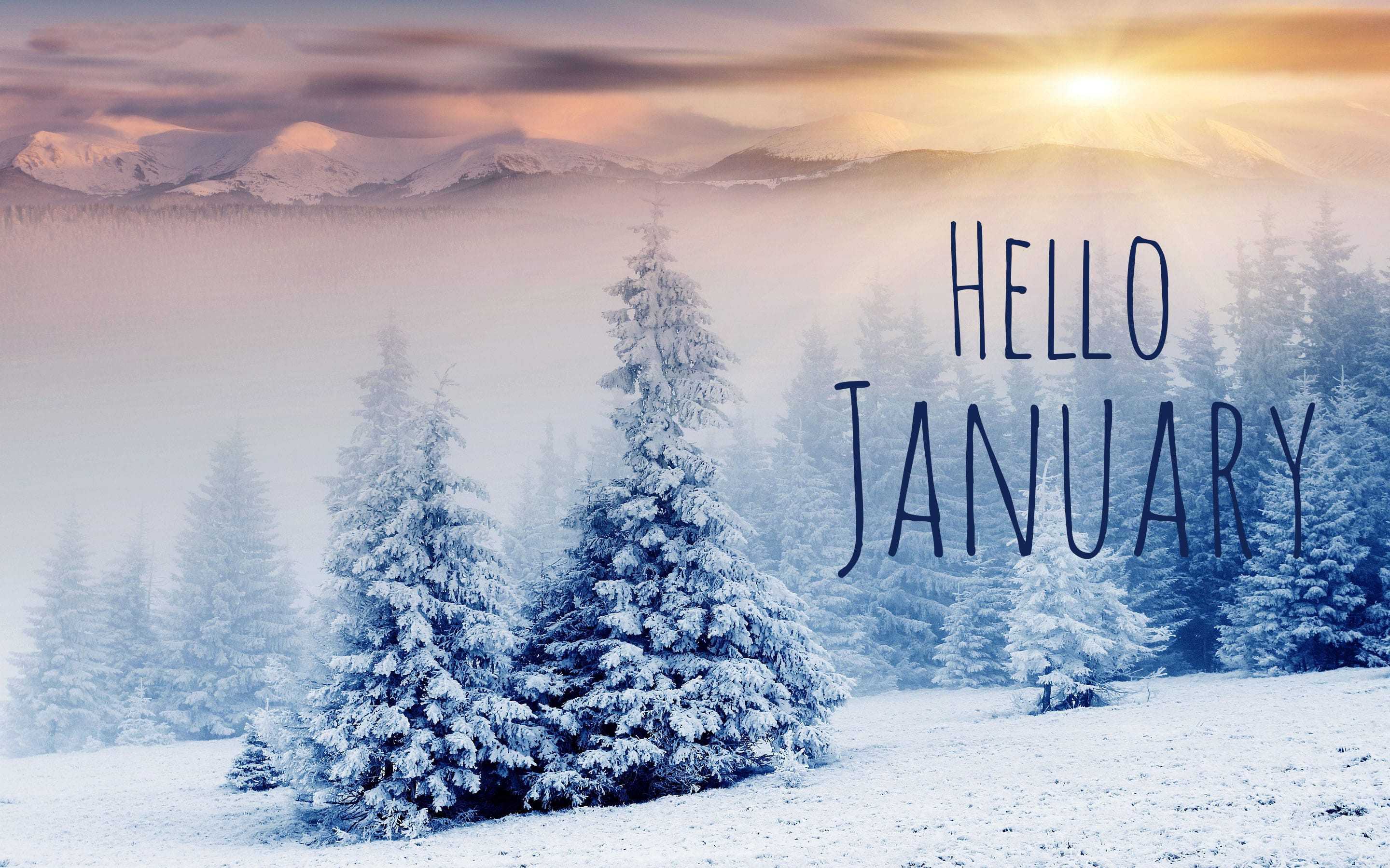 Hello January Wallpaper Desktop 1 Hello January Wallpaper Desktop