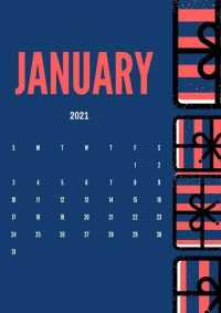 January Calendar Wallpaper 2021 2