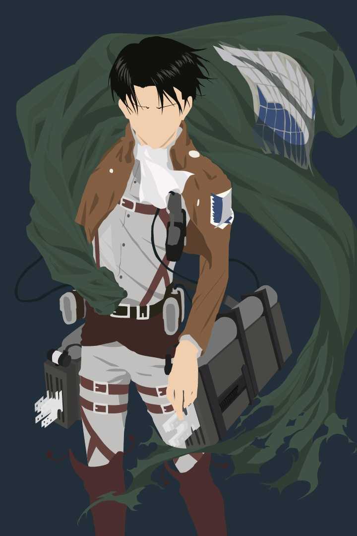 Check out this fantastic collection of levi ackerman phone wallpapers, with...
