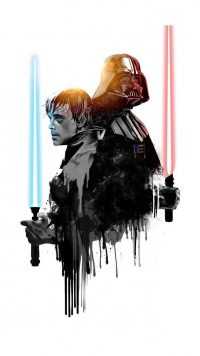 Luke Skywalker Darth Vader Wallpaper 2
