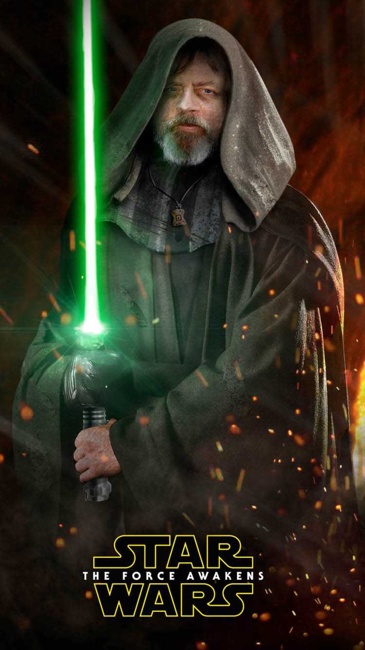 Luke Skywalker iPhone Wallpaper