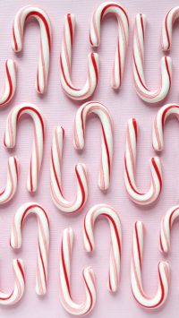Pink Candy Cane Wallpaper