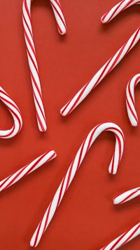 iPhone Candy Cane Wallpaper