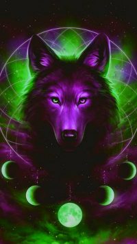 iPhone Cool Wolf Wallpaper