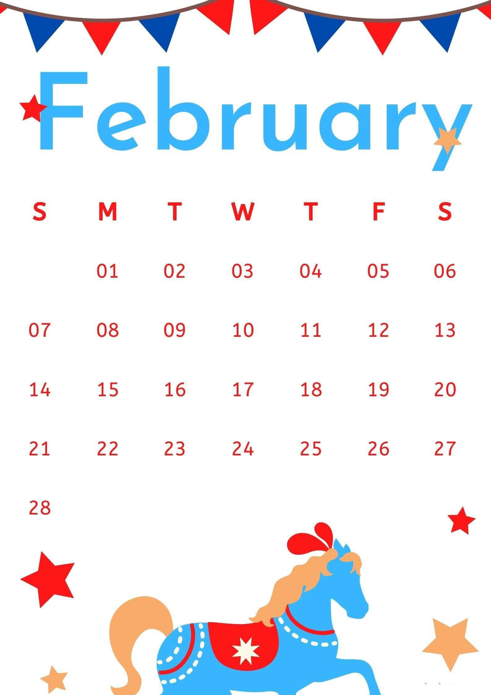 2021 Februay Calendar Wallpaper 1