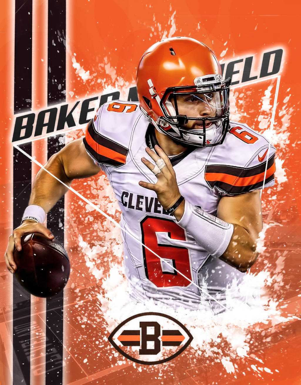 Baker Mayfield iPhone Wallpaper 1 Baker Mayfield iPhone Wallpaper 2