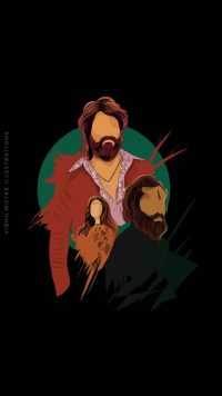 Cartoon KGF Wallpaper 1