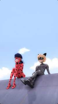 Ladybug and Adrien Wallpaper 2