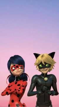 Ladybug and Cat Noir Wallpaper 1