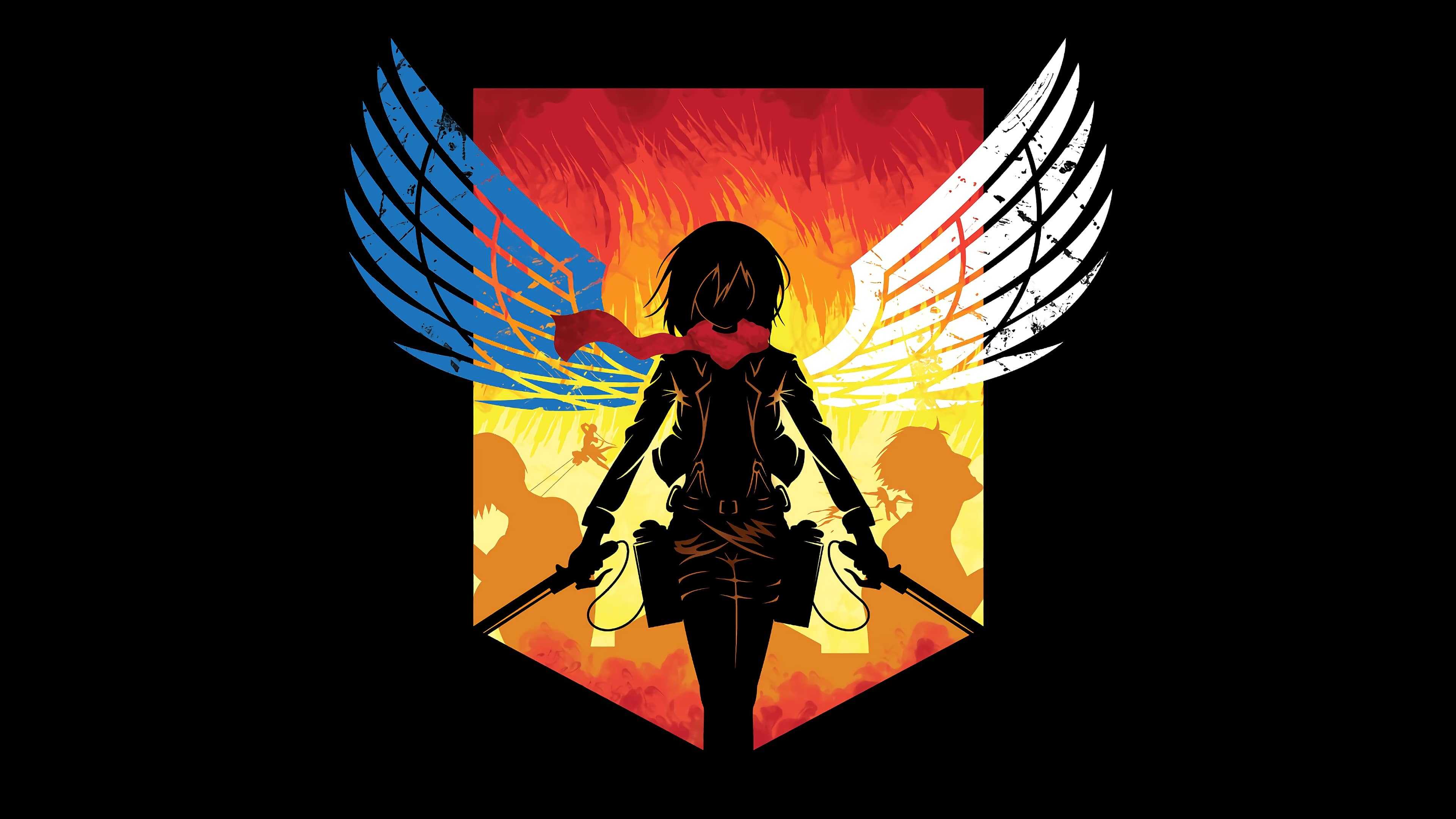 Mikasa Ackerman Wallpaper 4K 1 Mikasa Ackerman Wallpaper 4K