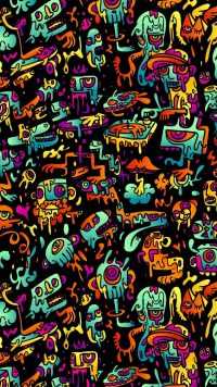 Psychedelic Wallpaper iPhone 3