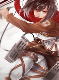 Wallpaper Mikasa