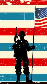 HD American Flag Wallpaper 2