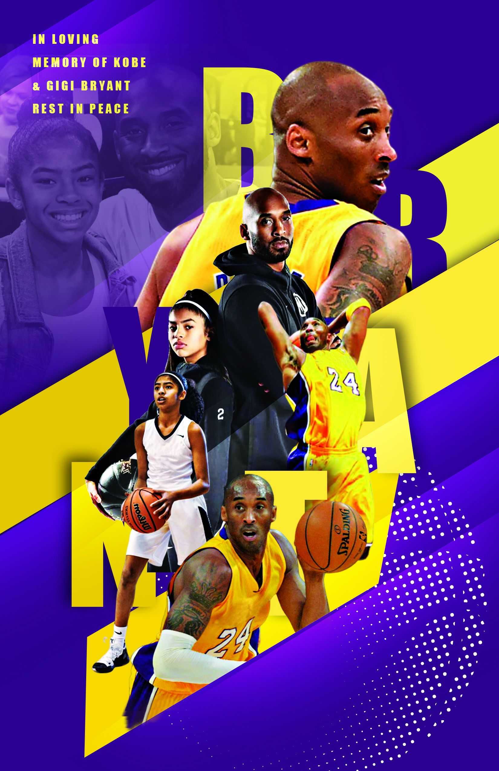 pin by arianapillot on lakercrew 1 kobe bryant pictures on kobe and gigi cartoon wallpapers