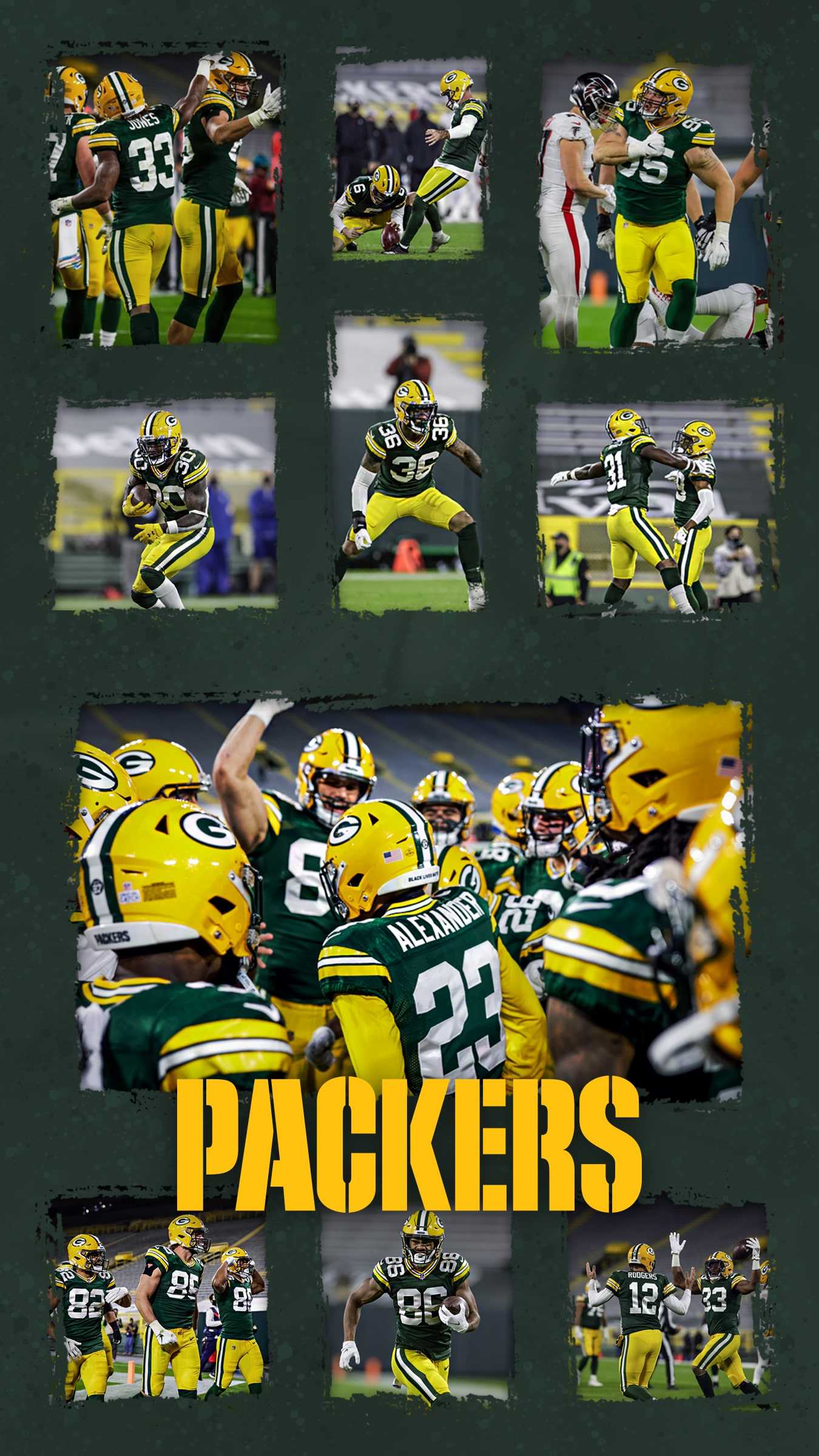 iPhone Packers Wallpaper 1 iPhone Packers Wallpaper 2