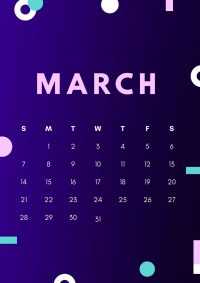2021 March Calendar Wallpaper 7