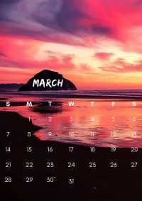 2021 March Calendar Wallpapers 1