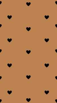 Black Brown Heart Wallpaper 2