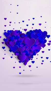 Blue Heart Wallpaper iPhone 5