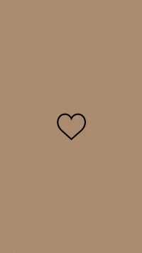 Brown Heart Wallpaper iPhone 7