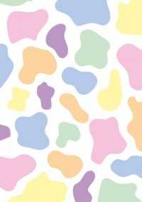 Colorful Cow Print Wallpaper 7