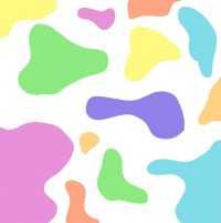 Colorful Cow Print Wallpaper 6