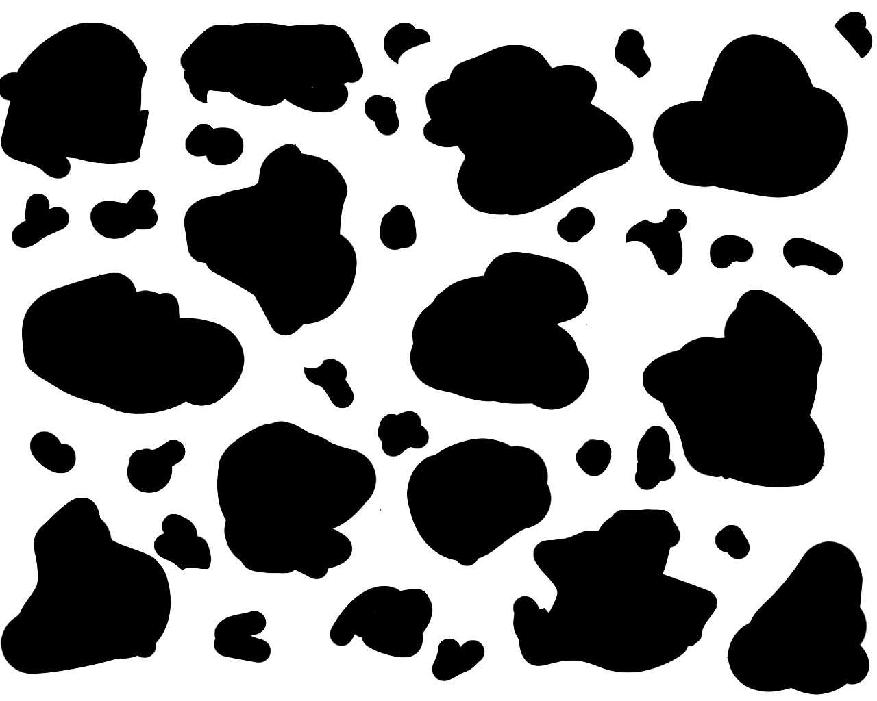 Cow Print Wallpaper 1