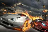 Fire on Car Wallpapers 9